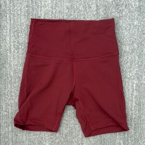Lululemon wunder train shorts size 4 in red